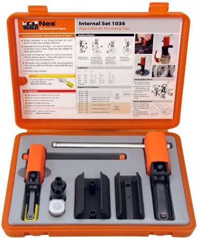 Nes Internal Thread Repair Kit, 7/8 to 2-5/8", 4-Piece, NES1036