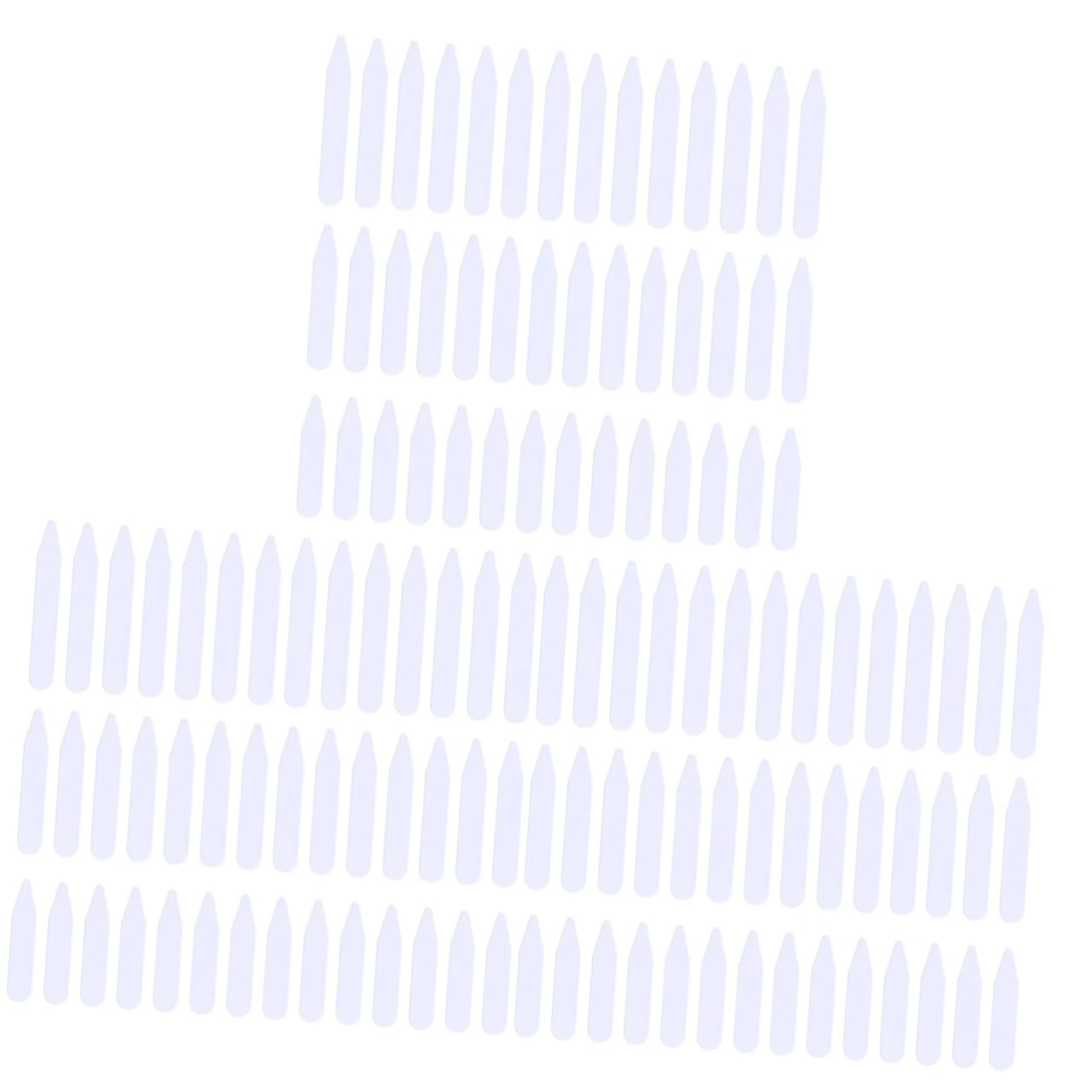 Ipetboom 3sets Men's Shirt Suspenders Plastic Collar Stays for Dress Shirts Maintain Collar Shape Lightweight and Flexible 300pcs*3