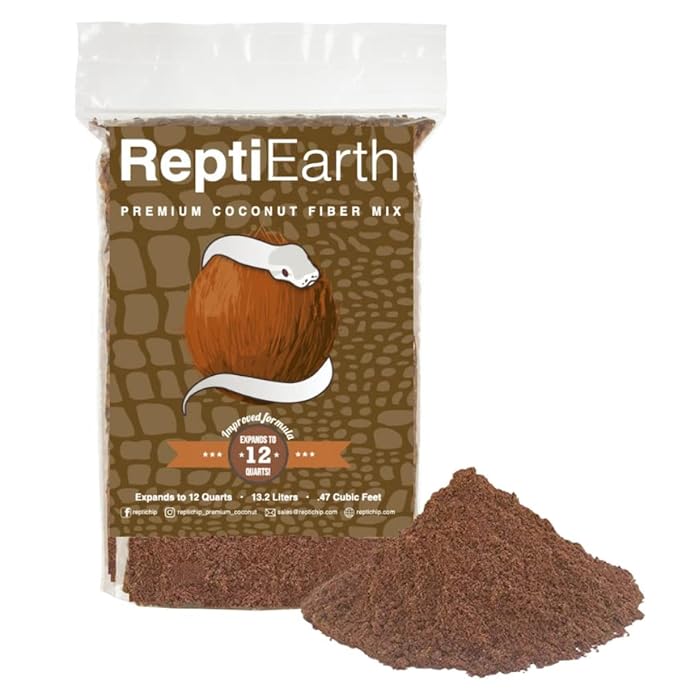 Buy ReptiEarth Fine Coconut Fiber Substrate, Fluffy SmallStrand