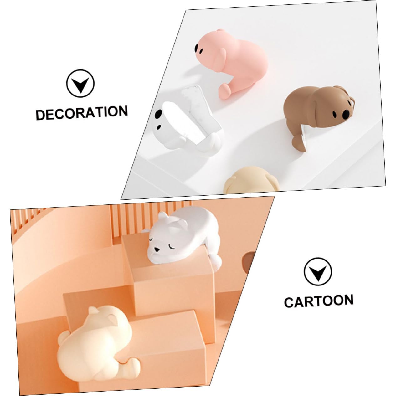 Toyvian 40piezas De Esquinas para Bebés De para Mesas De Protección De Muebles Diseño De Animales Seguridad Infantil y Anticolisión