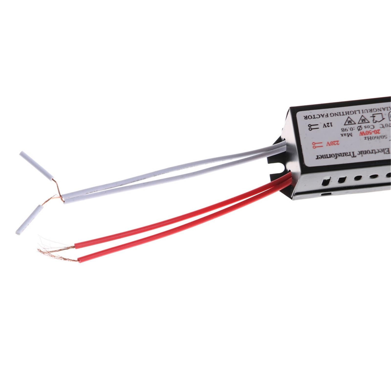 1 PC AC 220V a 12V 20-50W Trasformatore di illuminazione a LED Lampada alogena Trasformatore elettronico Driver Alimentatore