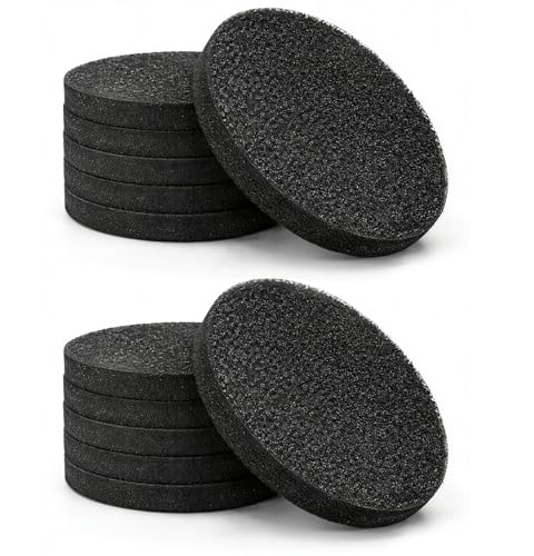 Image of Fx4 Carbon Filter Pads Compatible with Fluval FX4 FX5 / FX6 Canister Filter,Replacement Carbon Impregnated Foam Pads Aquarium Filter Media Pack of 12