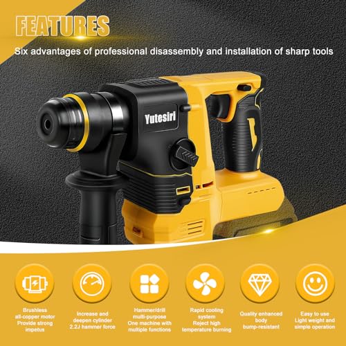 Yutesiri FOR DEWALT 20V MAX BATTERY Brushless Cordless thumb #1