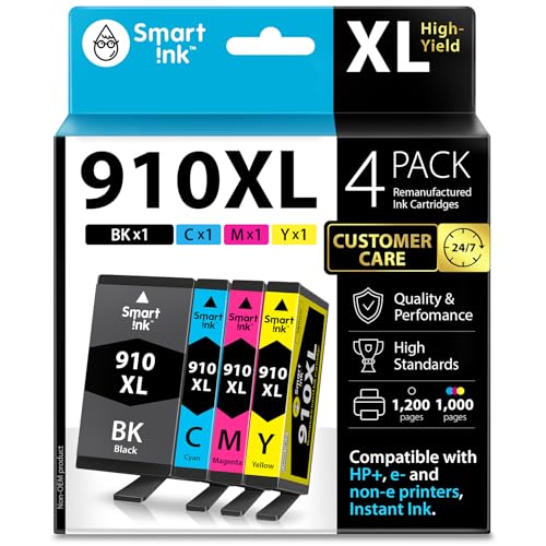 Cartouches HP 910 XL encre noire et couleur pour imprimer les dossiers de la maison