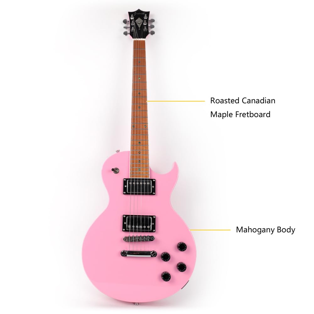 Amazon.com: Fojill Full Size 39 Inch LP Electric Guitar Roasted
