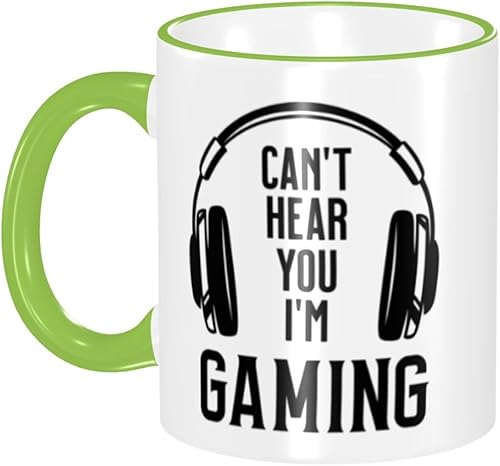 Video games vintage illustration Coffee Mug Coffee Cups Ceramic with Handle,Tea Cups Mug tazas para cafe Drinking Cups Gifts for Women Men,Unique