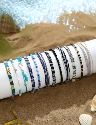 Lolias LO2K-SL15 24 Pieces Waterproof String Bracelets thumb #3