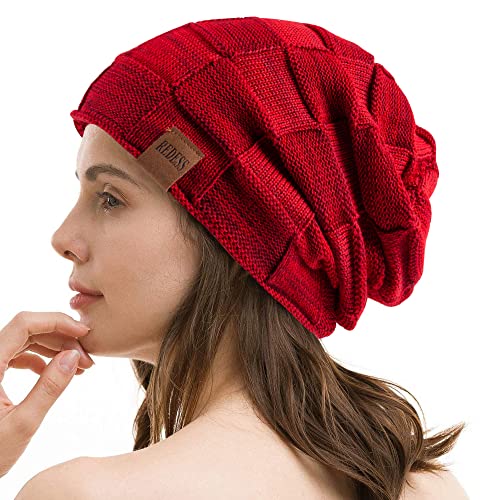 image for REDESS Beanie Hat for Men and Women Winter Warm Hats Knit Slouchy Thic
