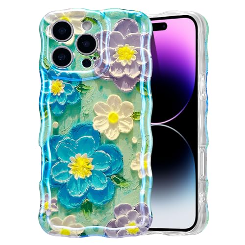 花と少女のイラスト マスキングテープケース　13 Amazon.co.jp: EYZUTAK iPhone 13 Pro Max用ケース カラフル レトロ