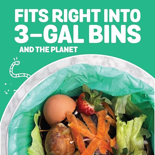 MyEcoWorld® Compostable Kitchen Waste Bags - 100% Certified Compostable - 3 Gallon - Super Strong - Leak Proof - Unscented - Easy to Open - Image 5