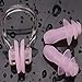 HOMEJU 7 Sets Waterproof Soft and Flexible Silicone Swimming Earplugs and Nose Clip - for Swimming, Sleeping, Surfing, Showering - for Adults and Children