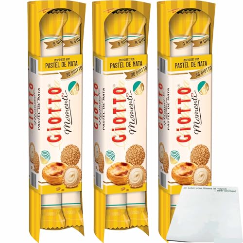 usy Bundle für Giotto Momenti Pastel de Nata 3er Pack (3x154g Packung) + usy Block