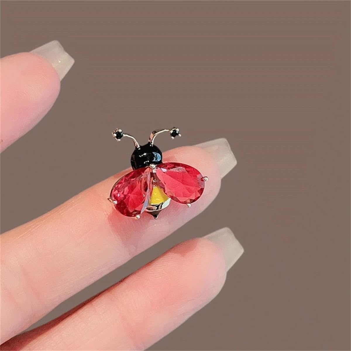 Cute Rhinestone Bee Brooch Pin for Women Coloful Wing Brooches Lapel Pins Small Animal Suit Collar Dress Accessories CZ Decoration Jewelryfor Christmas Halloween - Image 4