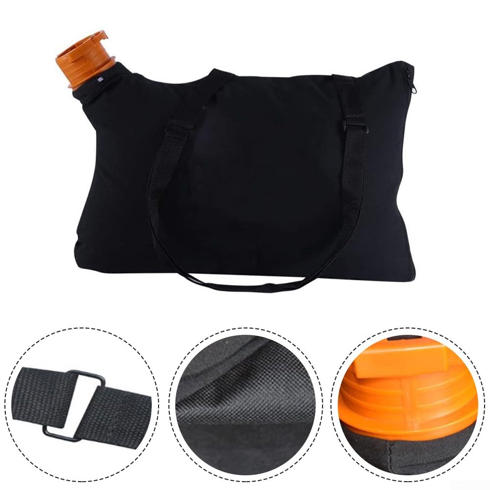 Saco colector de repuesto para soplador de hojas, bolsa de repuesto para WG500, WG501, WG502, WG508 para Trivac para Worx 12 amperios 3 en 1 soplador 50026858
