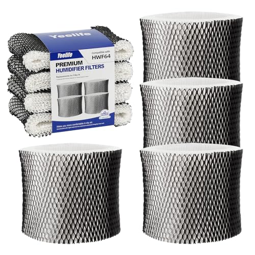 HWF64 Humidifier Filter for Sunbeam Humidifier Filter B, SCM1746, Compatible with Holmes HM1730, HM1745, HM1746 (2 Pack)