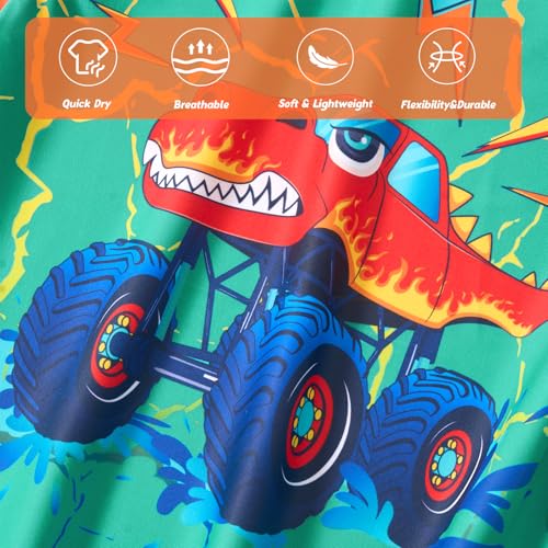 Image of Kids Swimsuit Boys Two Pieces Shark Swimsuit Toddler Rash Guard and Trunk