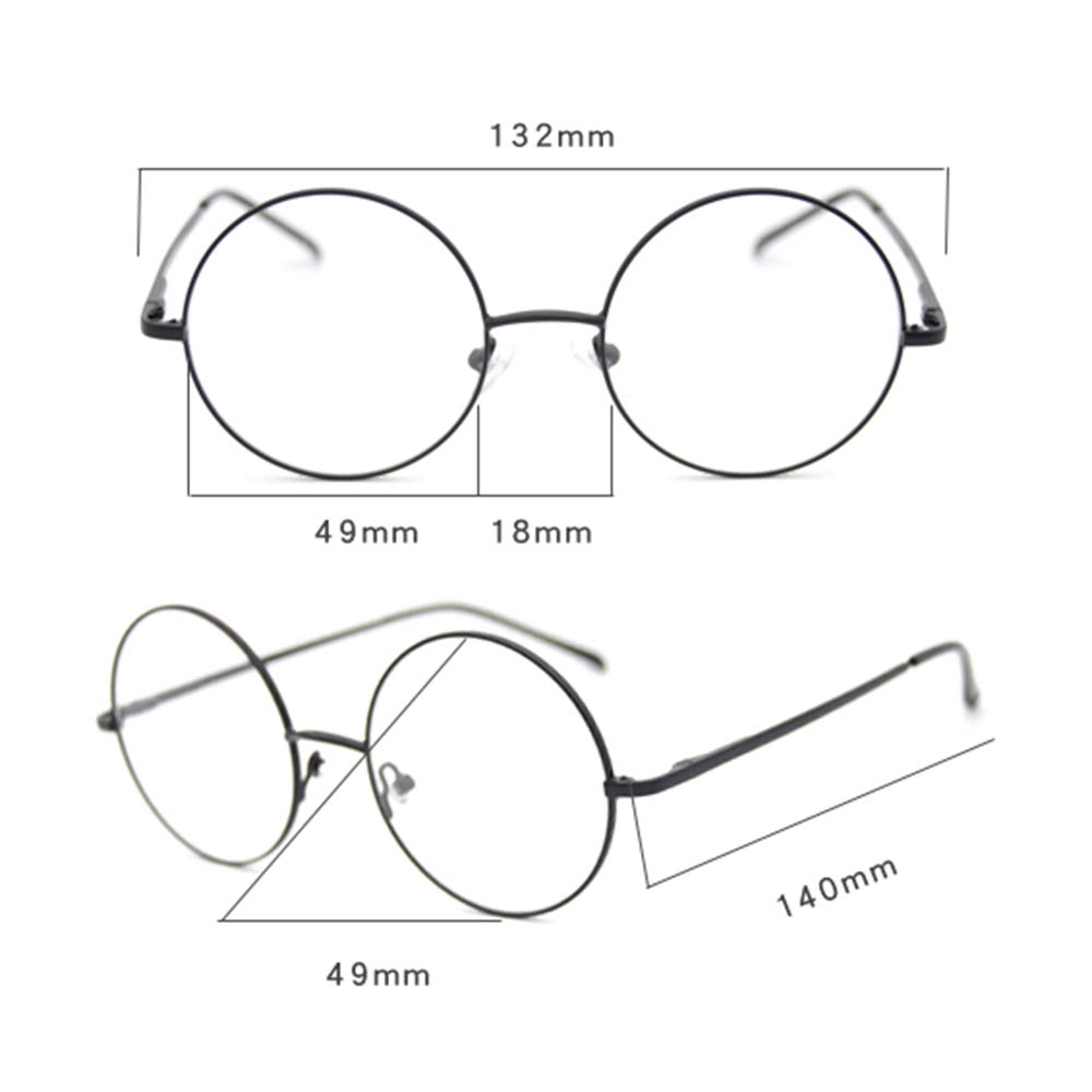 MANG Photochrome Lesebrille, Damen/Herren Lesehilfe Brille, Retro Runde Blaulichtfilter, Metallrahmen Mode Sonnenbrille, Anti UV Fatigue Sehhilfe, Ultraleichte Komfortabel