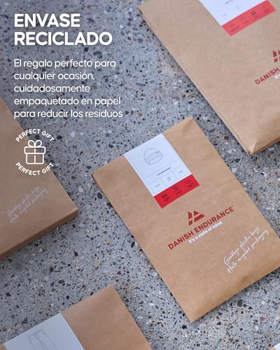 DANISH ENDURANCE Calcetines Running Altos, Anti Rozaduras, 3 o 5 Pack, MC (1x Negro/Gris, 2x Blanco, 2x Verde), 43-47 - imagen 6