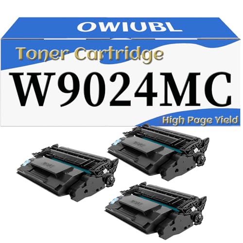 Compatible High Yield W9024MC W9024 MC Toner Cartridges Use for HP Laserjet Managed MFP E42540f E40040dn Printers (with New Chip) Black 3-Pack -  OWIUBL0000508, OWIUBL0000508