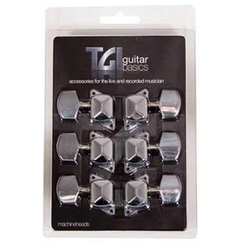 Acoustic Machine Heads - Chrome - 3L/3R
