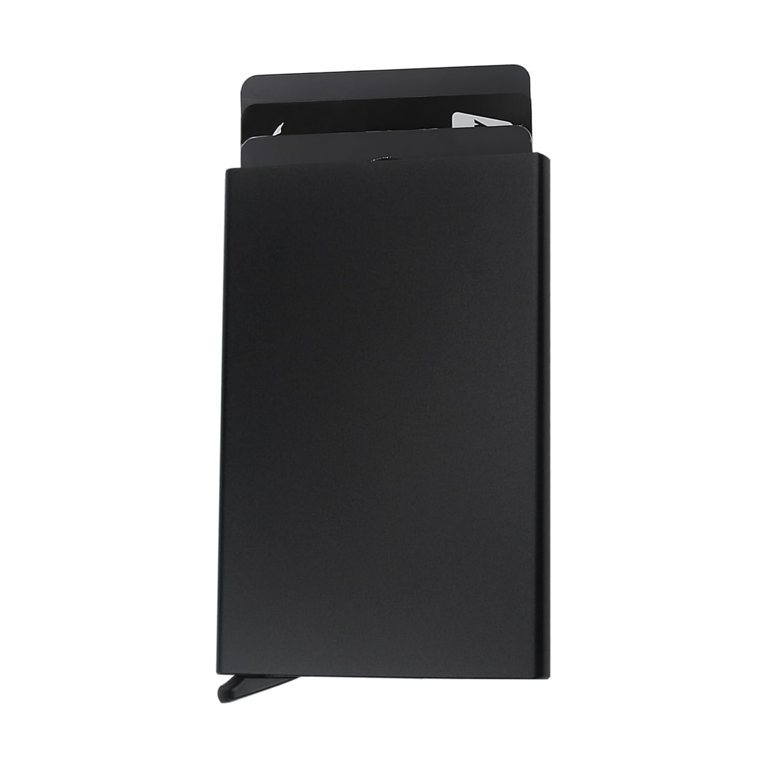 Caldeum Pop-Up Design RFID Blocking Credit Card Holder - Holds 5 Cards, Slim and Durable, Ideal Men's Wallet (Black)