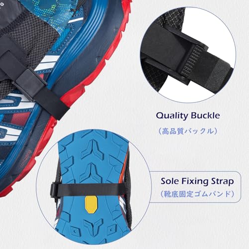 TRIWONDER Reflektierende Gamaschen, Trail Low Gaiters, Running Gamaschen mit UV-Schutz für Damen und Herren – Bild 5