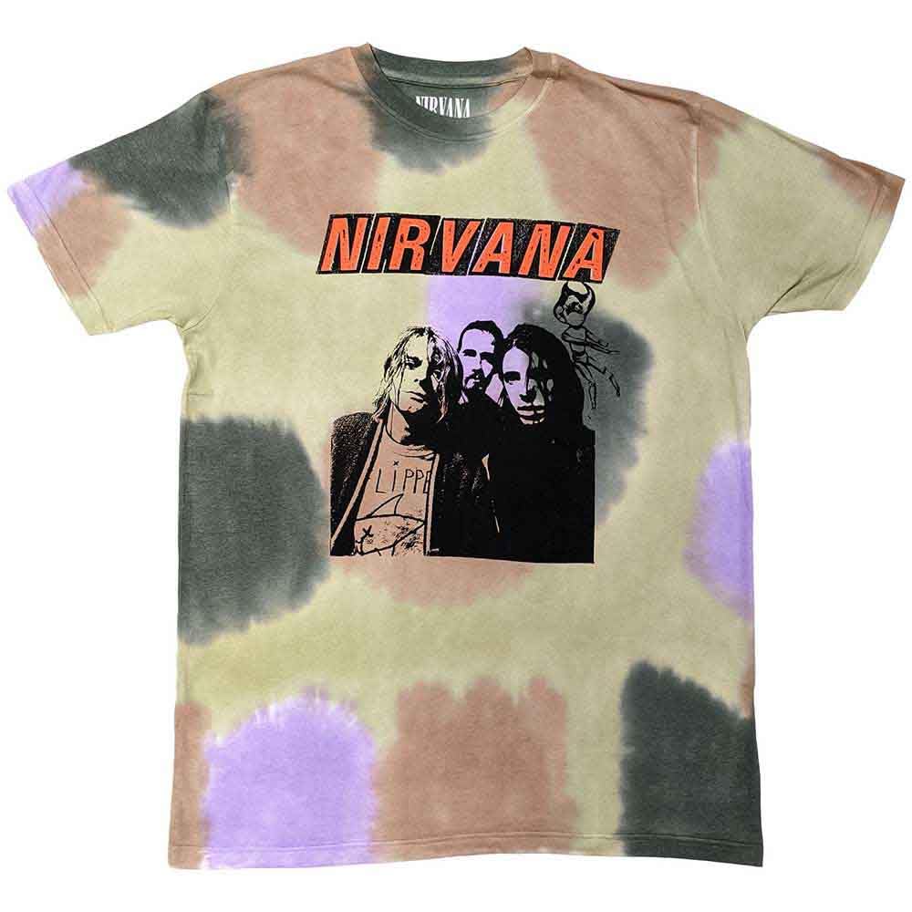 Nirvana - T-Shirt - Dip Dye - XL - Beige