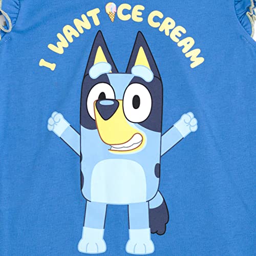 Image of Bluey Bingo Girls Cosplay Tank Top and Active Retro Dolphin French Terry Shorts Toddler to Little Kid