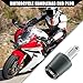 Hihaha Motorcycle Handlebar End Plug for Honda CBR250R CBR300R CBR400R CBR600RR / Front Handle Bar Grips Cap Gear Balanced Plug/Durable Aluminum Alloy 7/8