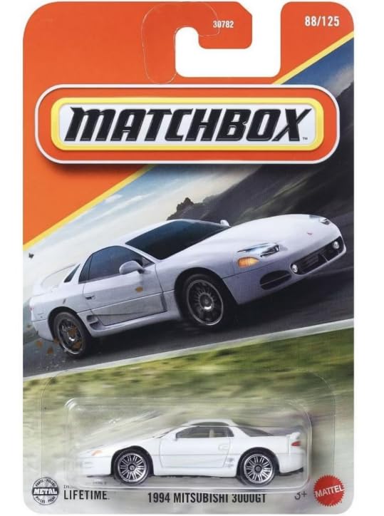Matchbox Mitsubishi 3000GT 1:64 Escala Blanco miniatura 1