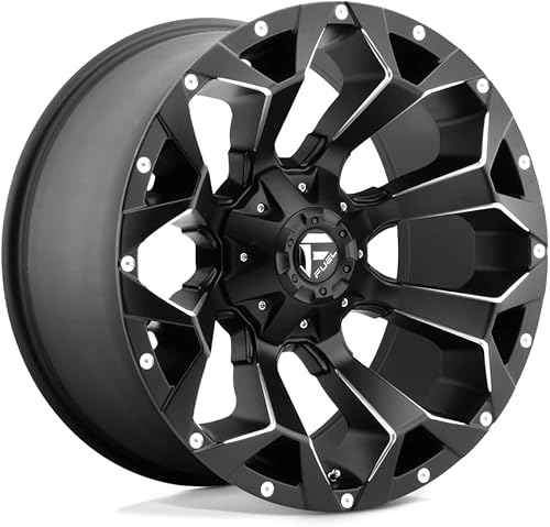 Miniatura 6 de Fuel D787 D78717852652 - Rin de 17 x 8.5 pulgadas, patrón de pernos de 5 x 4.55 pulgadas, M-Blk Rd-Mill (mate, negro y fresado), desplazamiento de