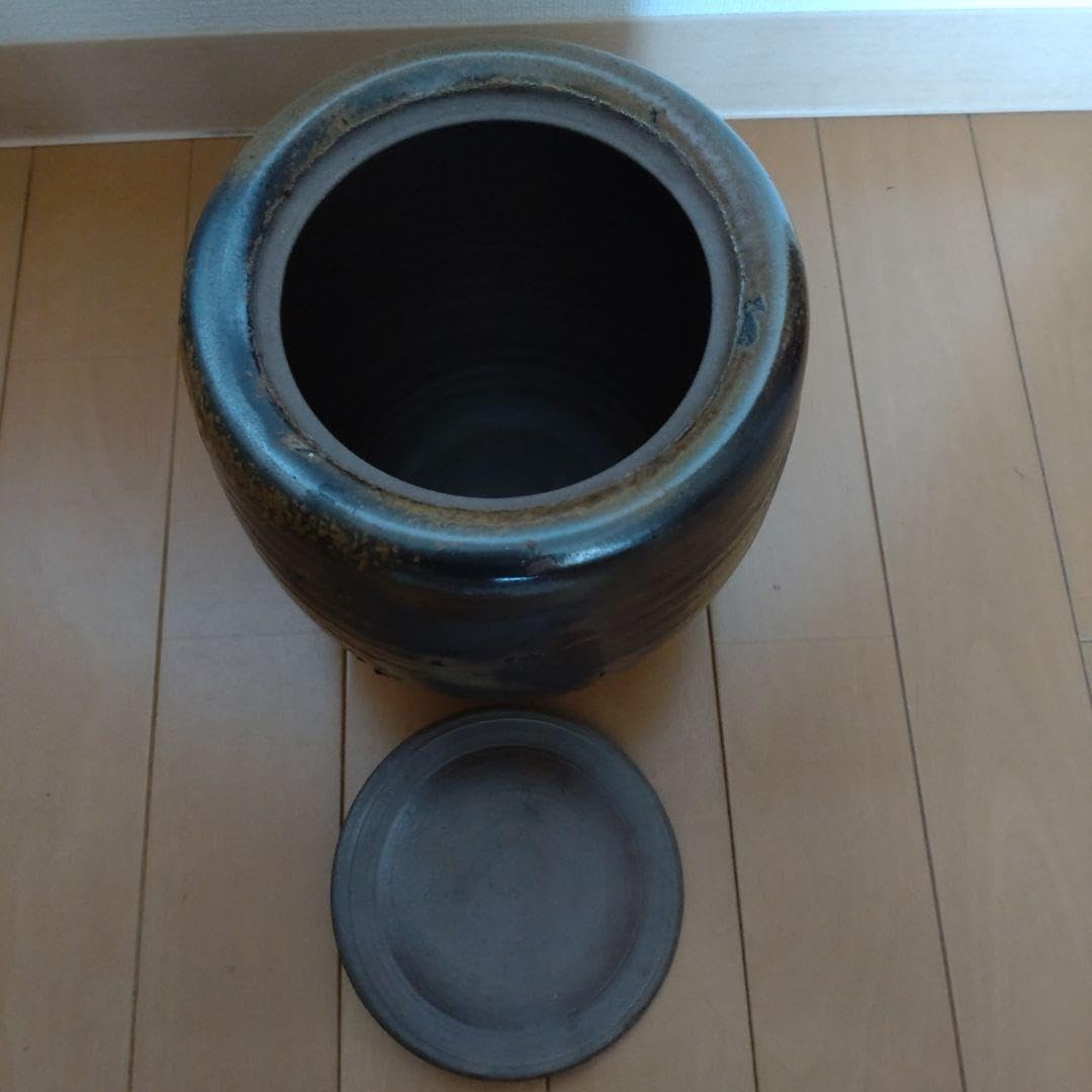 Amazon.co.jp: 24備前焼 水指 木戸明彦 山麓窯 共箱入り 陶歴あり