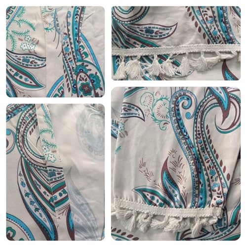 Image of Leriya Fashion Co Ord Set for Women Stylish | Summer Travel Co-Ord Set Short Sleeve Shirt & Wide-Leg Pant | Paisley Printed Stylish Casual Outfit for Summer Cord for Women | Dress for Woman