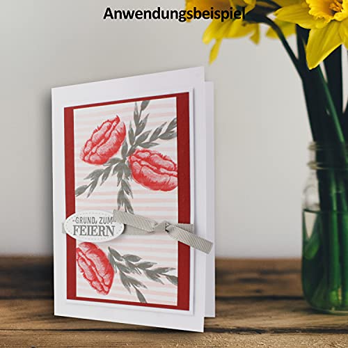 Biglietti pieghevoli B6 - rosso scuro, qualità