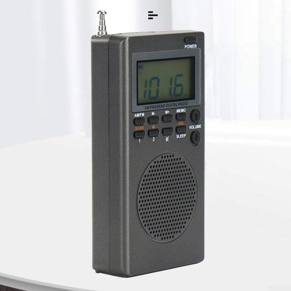 Lecreatekit Mini radio tascabile, transistor portatile AM FM, radio tascabile, stazioni di ricezione per interni ed esterni