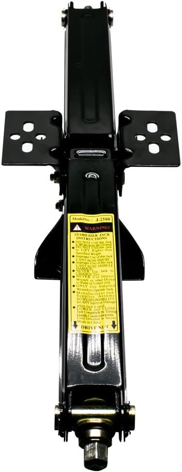 Cobra-Tek RV Jacks & Stabilizers – J-5000 + J-2500 Set of 2 Stabilizer Jacks for Campers, Travel Trailers, and RVs | Heavy Duty Trailer Jack Stabilizers Kit