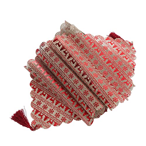 Decoração de mesa de natal, trilho de mesa de natal clássico durável requintado para uso diário(#2)