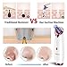 Blackhead Remover Pore Vacuum Cleaner -VWMYQ Electric blackhead remover vacuum, Face Blackhead Pore Cleaner，Vacuum Whitehead Remover Tool, USB and 4 different Suction Head Shape(White)