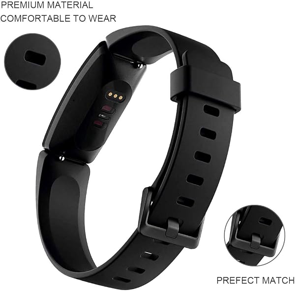 Compatibile per Cinturino Fitbit Inspire & Inspire HR, Band Strap Cinturini Orologio in Morbido Sport Silicone Sostituzione Cinghia di Polso per Fitbit Inspire & Inspire HR - 2