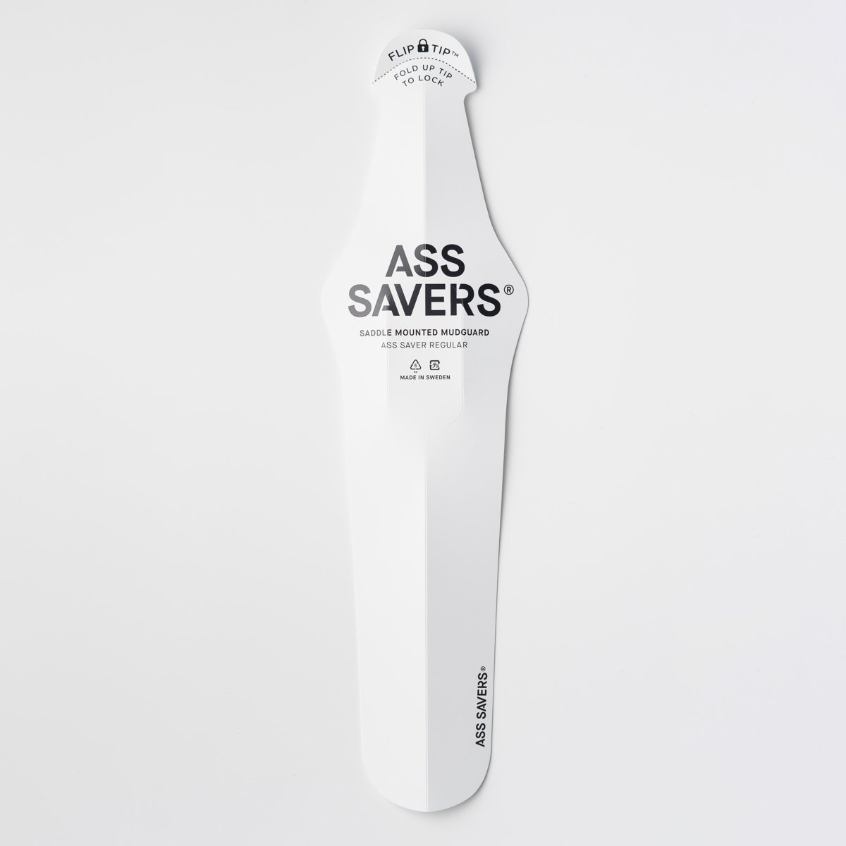 Ass Savers Regular saddle mudguards, 23-35 mm tyres, generation 4, maximum protection, rainy rides, tool-free assembly, patented folding tip, lightweight, stable, self-centered, — image 1