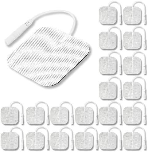 8 PC Square Replacement Electrode Pads For TENS Units - Compatible With Intensity 10 Style Devices