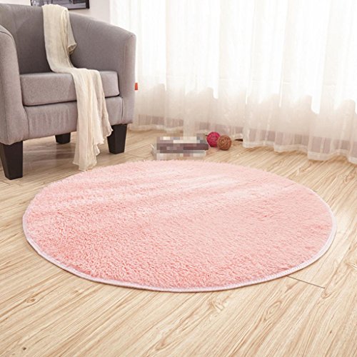 DYI Soft carpet, home simple living room door blanket, bedroom round mat, 3