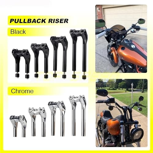 Kit de elevadores de manillar retroceso para mejorar postura en Softail y Dyna 3