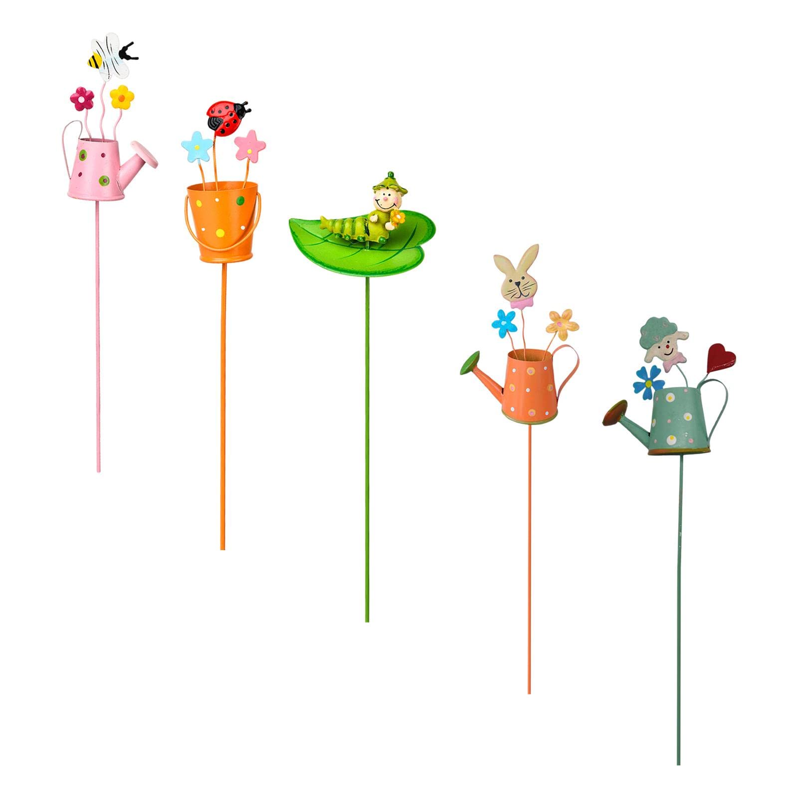 CLUB BOLLYWOOD Metal Flowers Stick Spring Outdoor Decor Stake for Garden Bonsai Farms Pink | Plant Labels | Home & Garden | Yard, Garden & Outdoor Living | Plant Labels (B0C53ZXRMR) Amazon Price History, Amazon Price Tracker