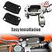 2Pcs Clutch Master Cylinder Gasket, Front Brake Master Cylinder Fit for KTM, for Brembo, TPI Six Day 125 250 300 350 450 500 SXF XCF XC-W XC EXC EXCF SX, Brake Clutch Reservoir Gaskets Replacement