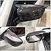 Black Rearview Mirror Cover Carbon Fiber Side Mirror Covers Caps for BMW 3 4 5 7 8 Series G20 G21 G22 G23 G26 G30 G31 G11 G12 G14 G15 G16 2017-2021 (Carbon Fiber)