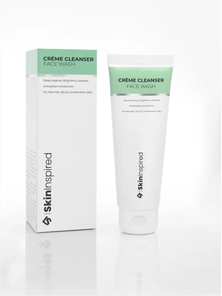 SkinInspired Crème Cleanser For Oily Skin Facewash | Cleanser for Men & Women | Face Wash for Oily and Acne Prone Skin | Vitamin C face Wash | 70 ml