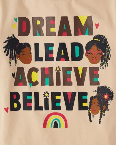 Image of The Children's Place Girls' All Holidays,Birthdays Short Sleeve Graphic T-Shirts,3 Pack