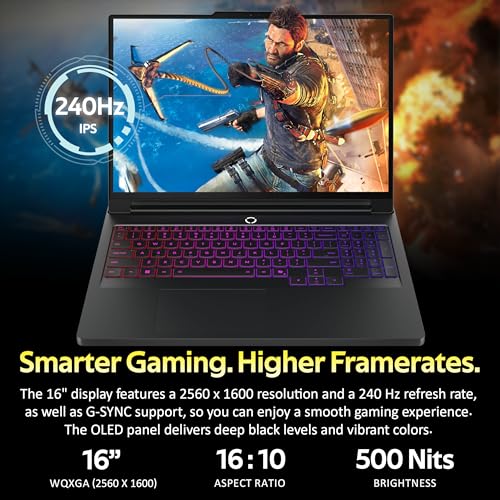 Image of Lenovo Legion Pro 7i 16 inch WQXGA OLED 240Hz Gaming Laptop, Intel Ultra 9 275HX, GeForce RTX 5090, 32GB DDR5, 2TB Storage(1TB SSD+1TB Docking Station Set), Backlit Keyboard, WiFi 7, Win 11 Pro, Black