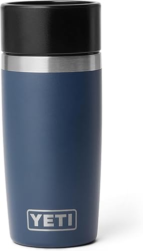 Miniatura 5 de YETI Rambler - Botella de viaje de 12 oz, acero inoxidable, aislada al vacío con tapa impermeable para viajeros, azul marino